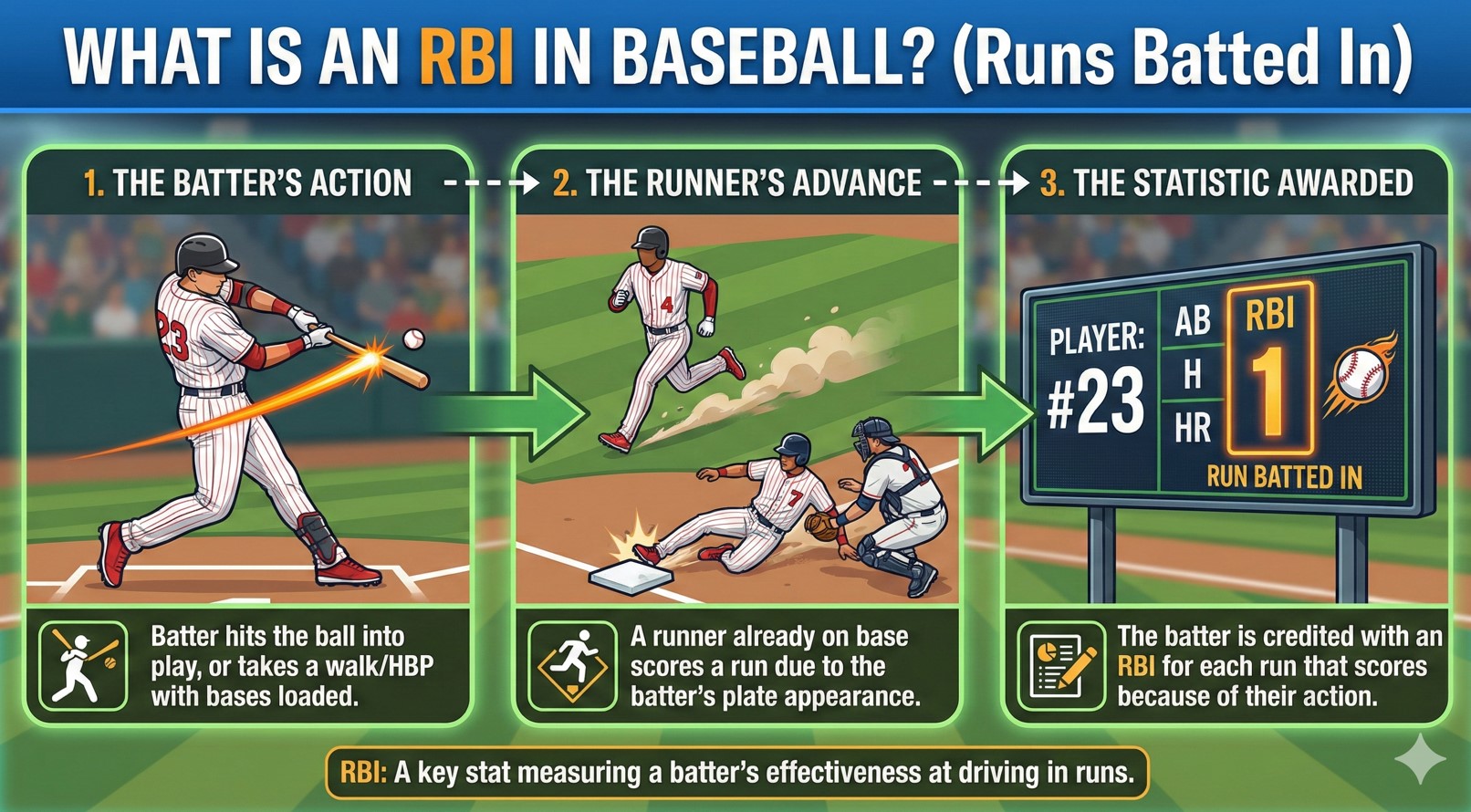 What's an RBI in Baseball